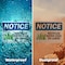 Signmission Recycled Water Used On Lawns, 14 in W x Rectangle, Plastic OS-2PACK-NS-P-1014-L-18006 - alternate 6
